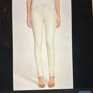 7 For All Mankind Skinny Faux Leather Jean Ankle Pant